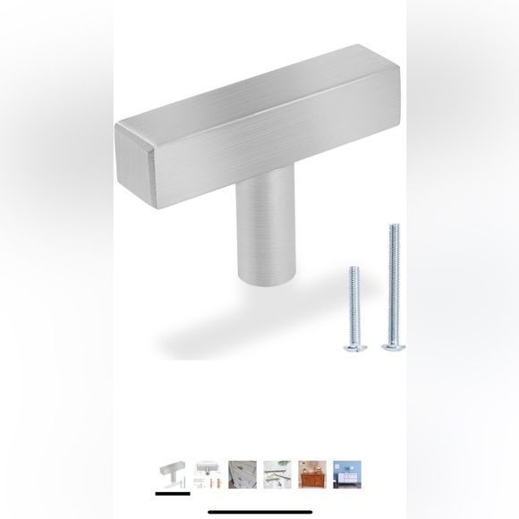 20 pack square brush nickel cabinets knobs for kitchen or any room. See pictures - Picture 2 of 4